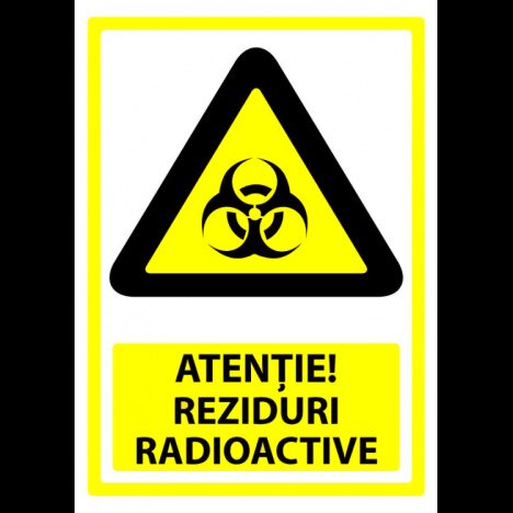 Semn pentru reziduuri radioactive